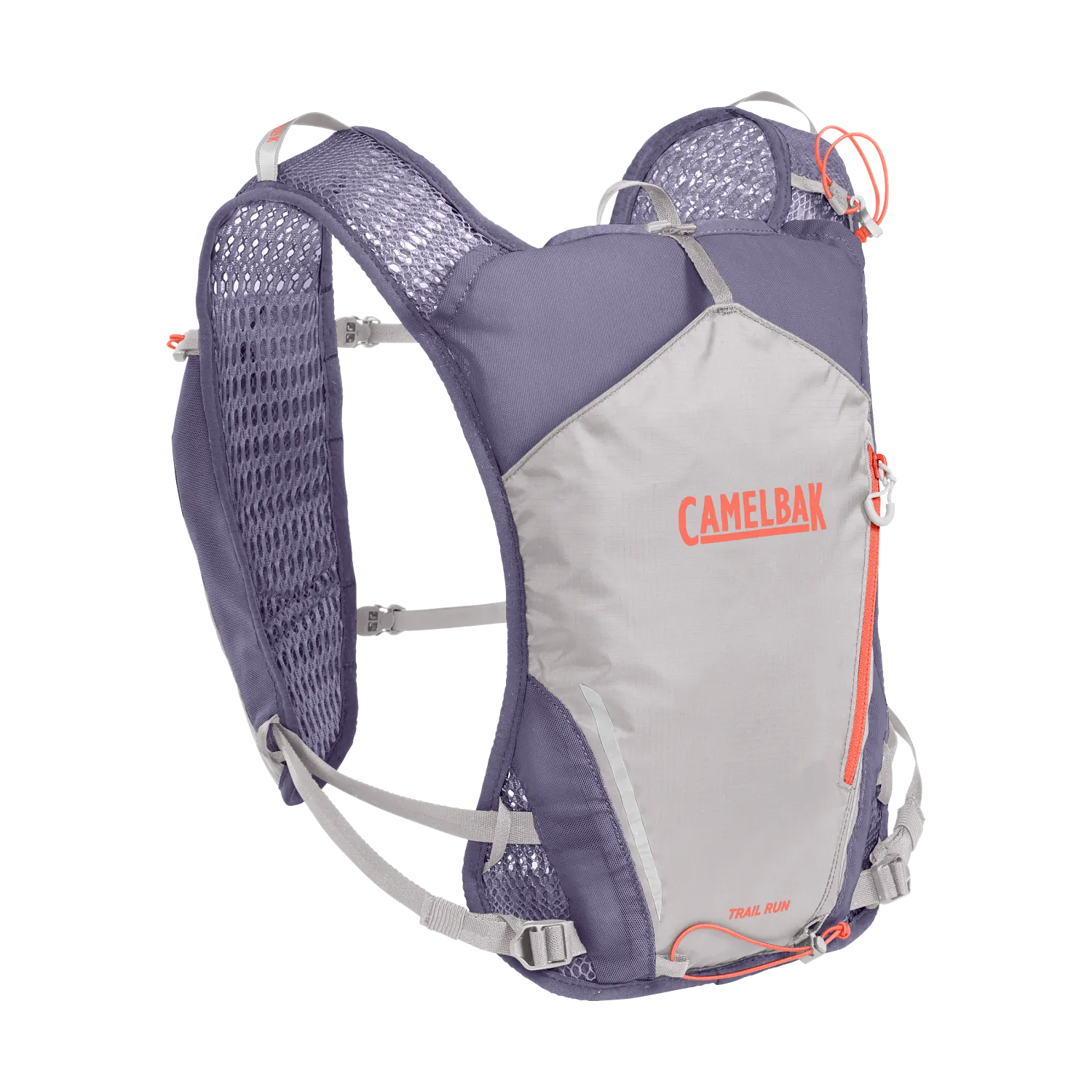 Women's Trail Run Vest 34oz, Silver/Dusk