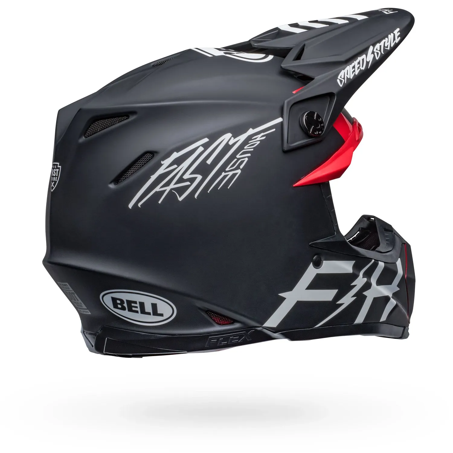 PS MOTO-9S FLEX FH TRIBE M/G BK/WH S