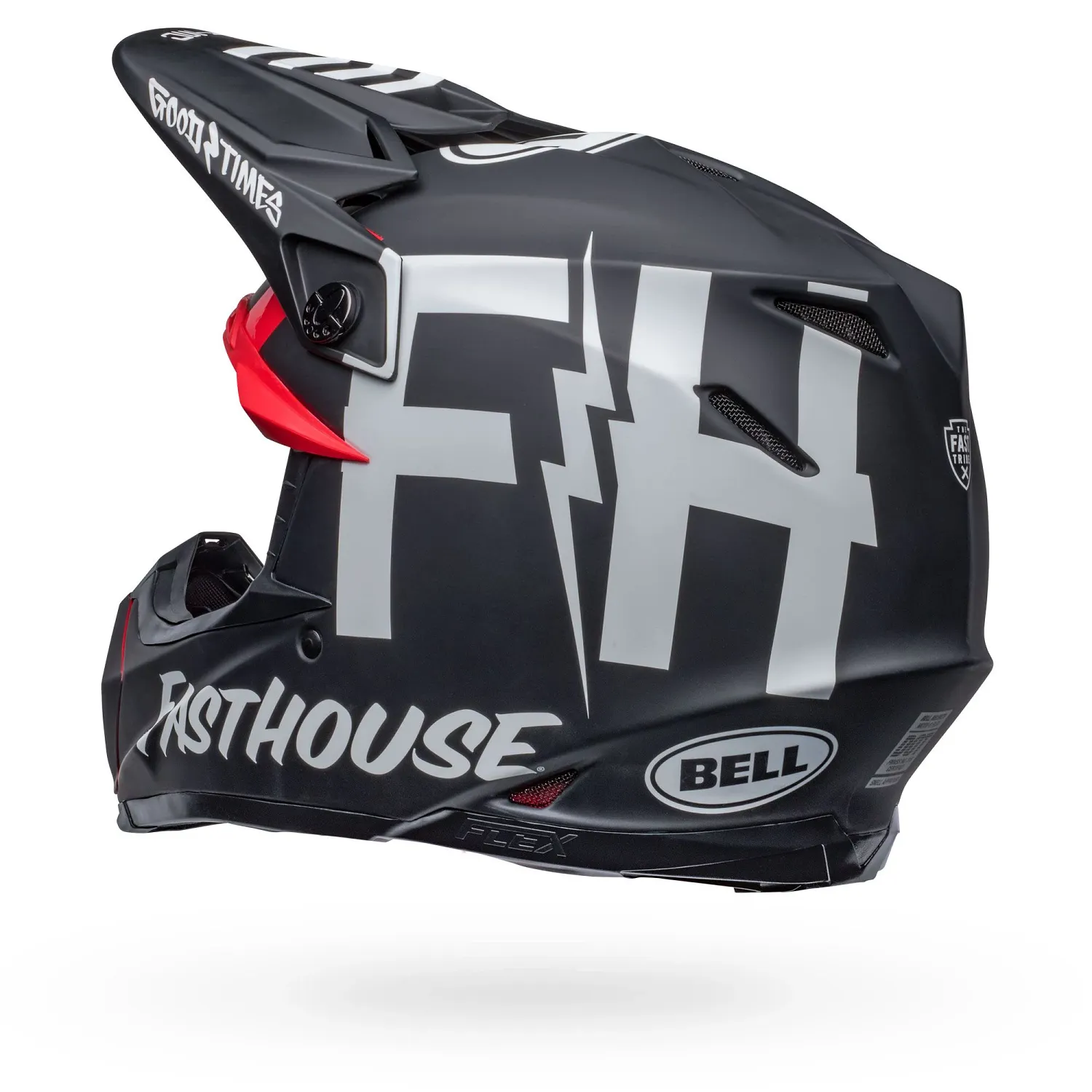 PS MOTO-9S FLEX FH TRIBE M/G BK/WH S