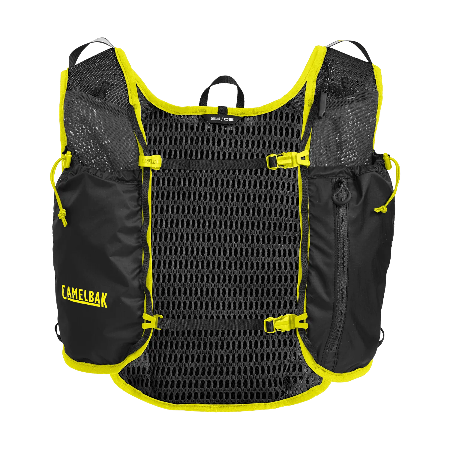 Trail Run Vest 34oz, Black/Safety Yellow