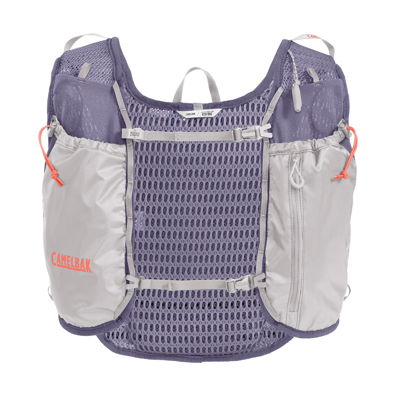 Women's Trail Run Vest 34oz, Silver/Dusk