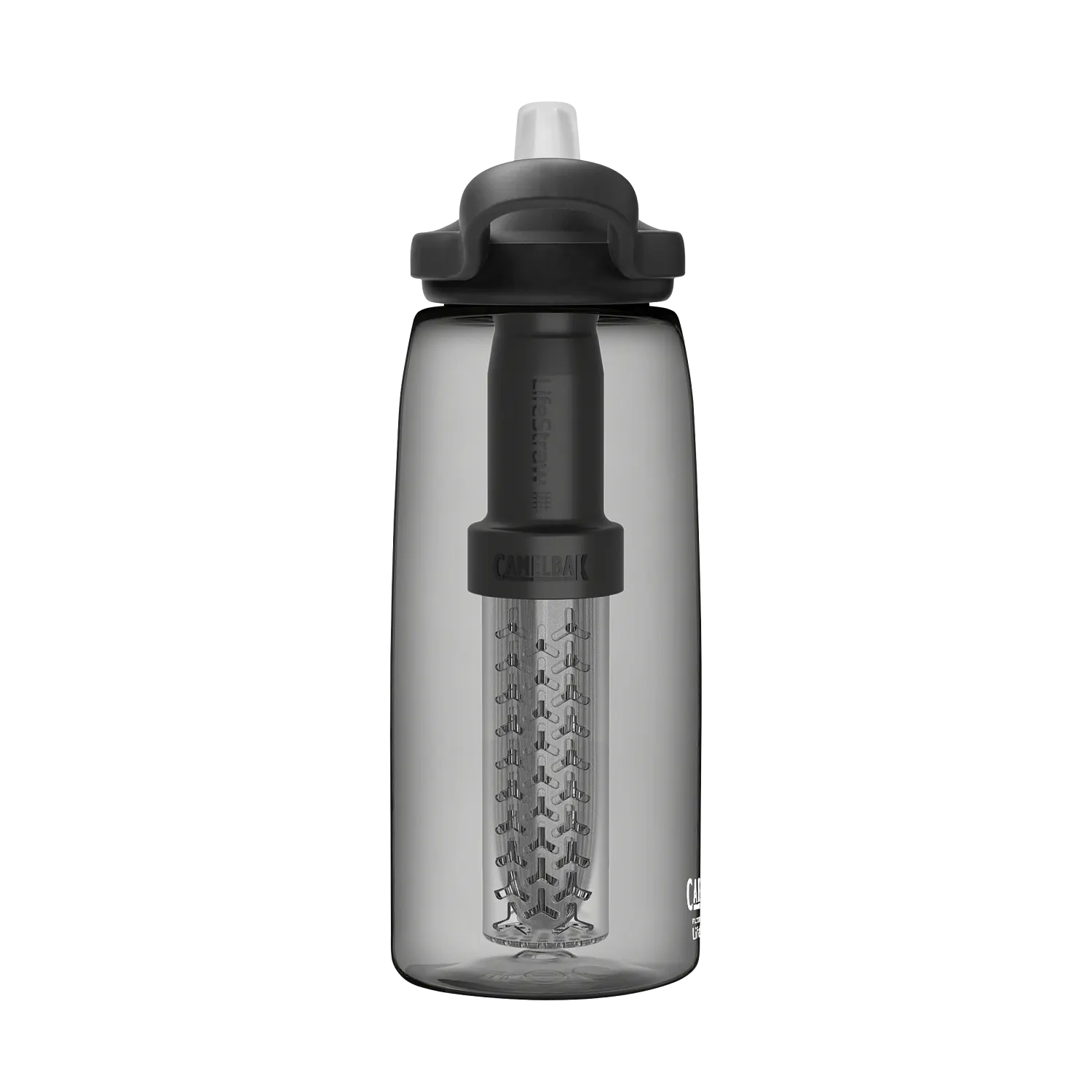 eddy+ 32oz, filtered by LifeStraw, Charcoal