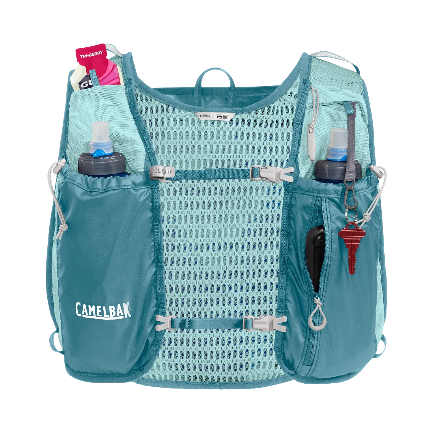 Women's Circuit Run Vest 50oz, Adriatic Blue