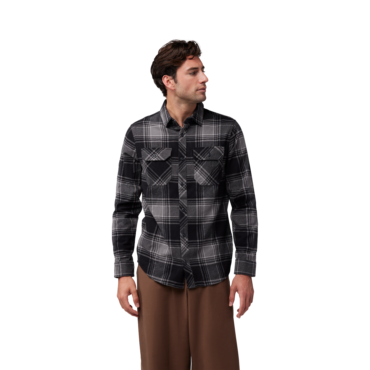 TRAILDUST FLANNEL [BLK] S