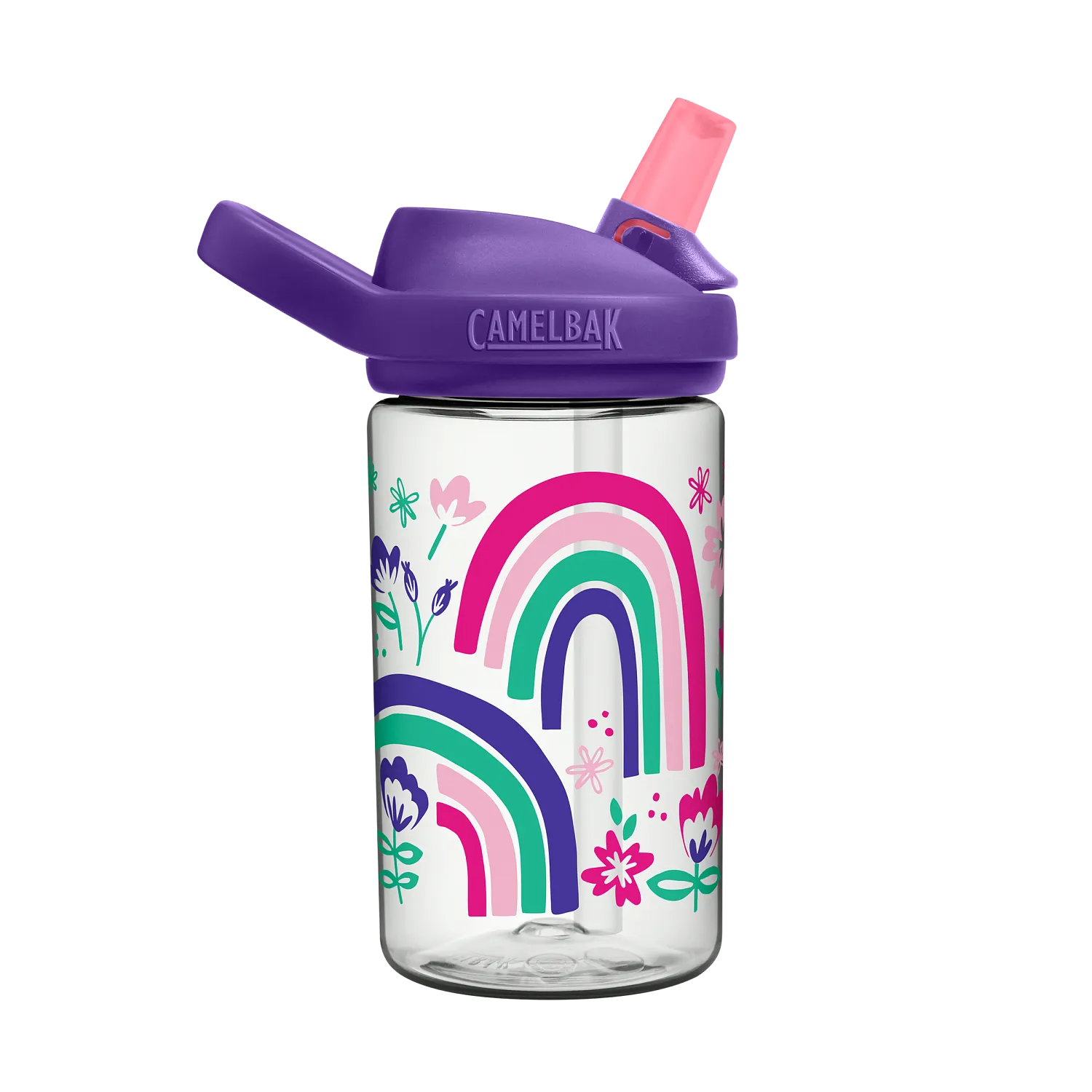 eddy+ Kids 14oz, Rainbow Floral