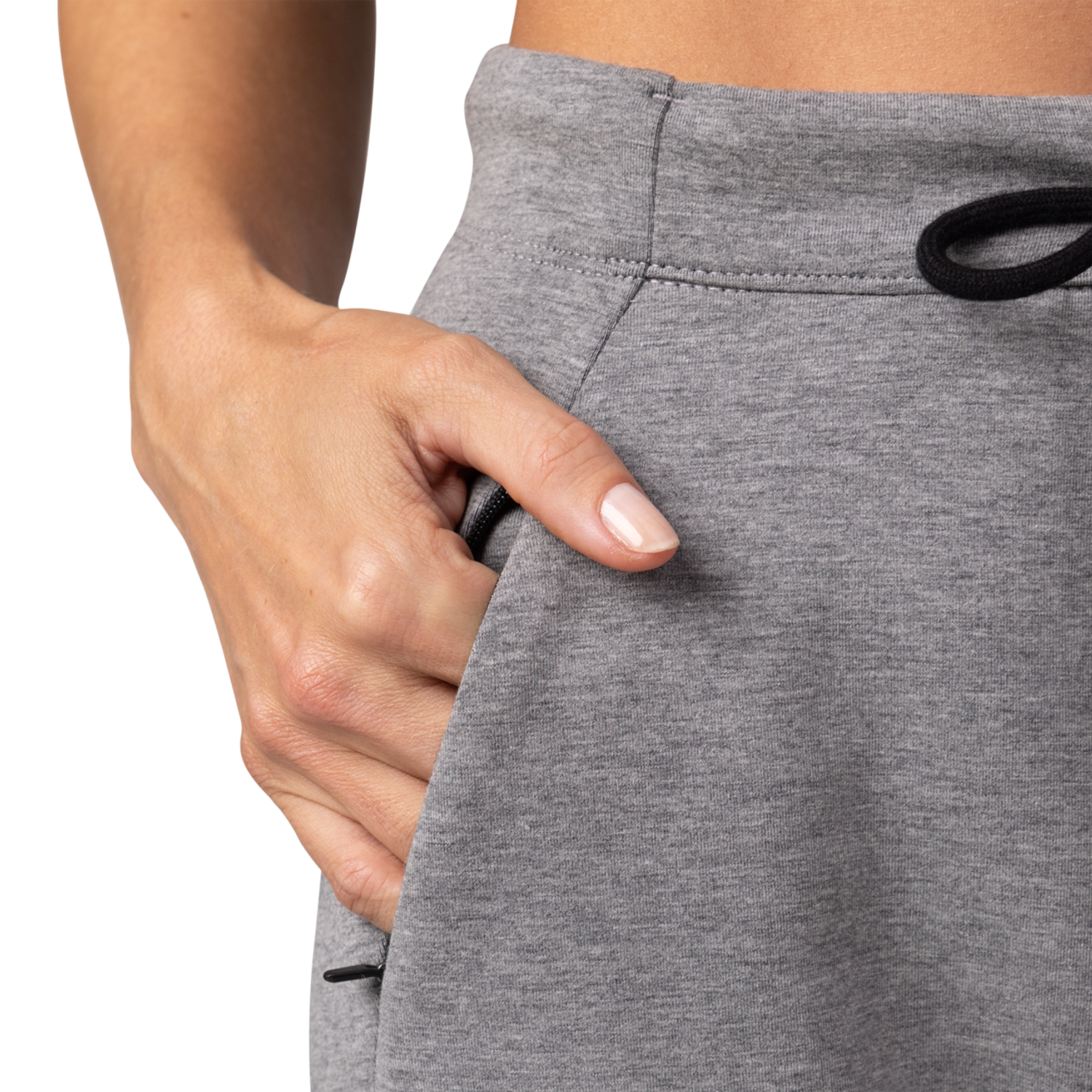 WOMENS RISE FLEECE JOGGER [HTR GRAPH] S