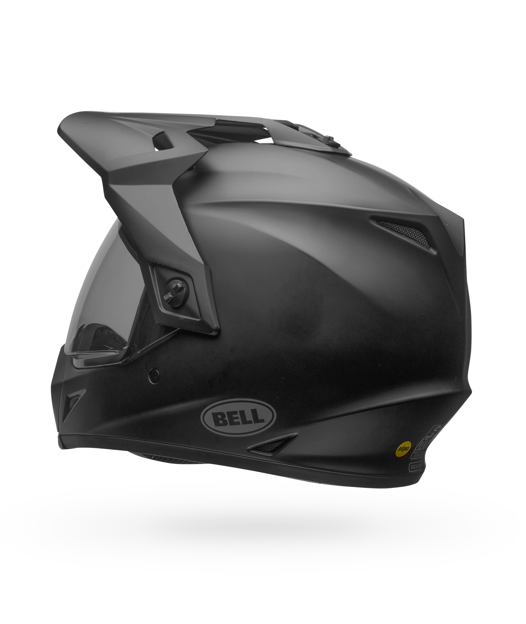 Bell MX-9 Adventure MIPS Helm – Mattschwarz, XXXL, Mit Klarem, Abnehmbarem Visier, DOT-zertifiziert