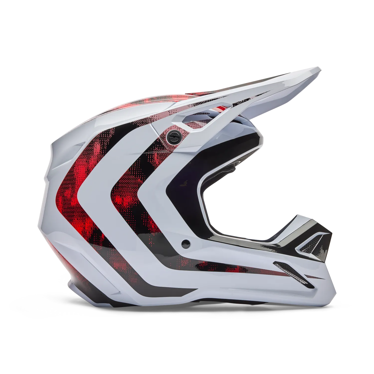 V1 KAIROS HELMET [WHT/FLO RED] XS