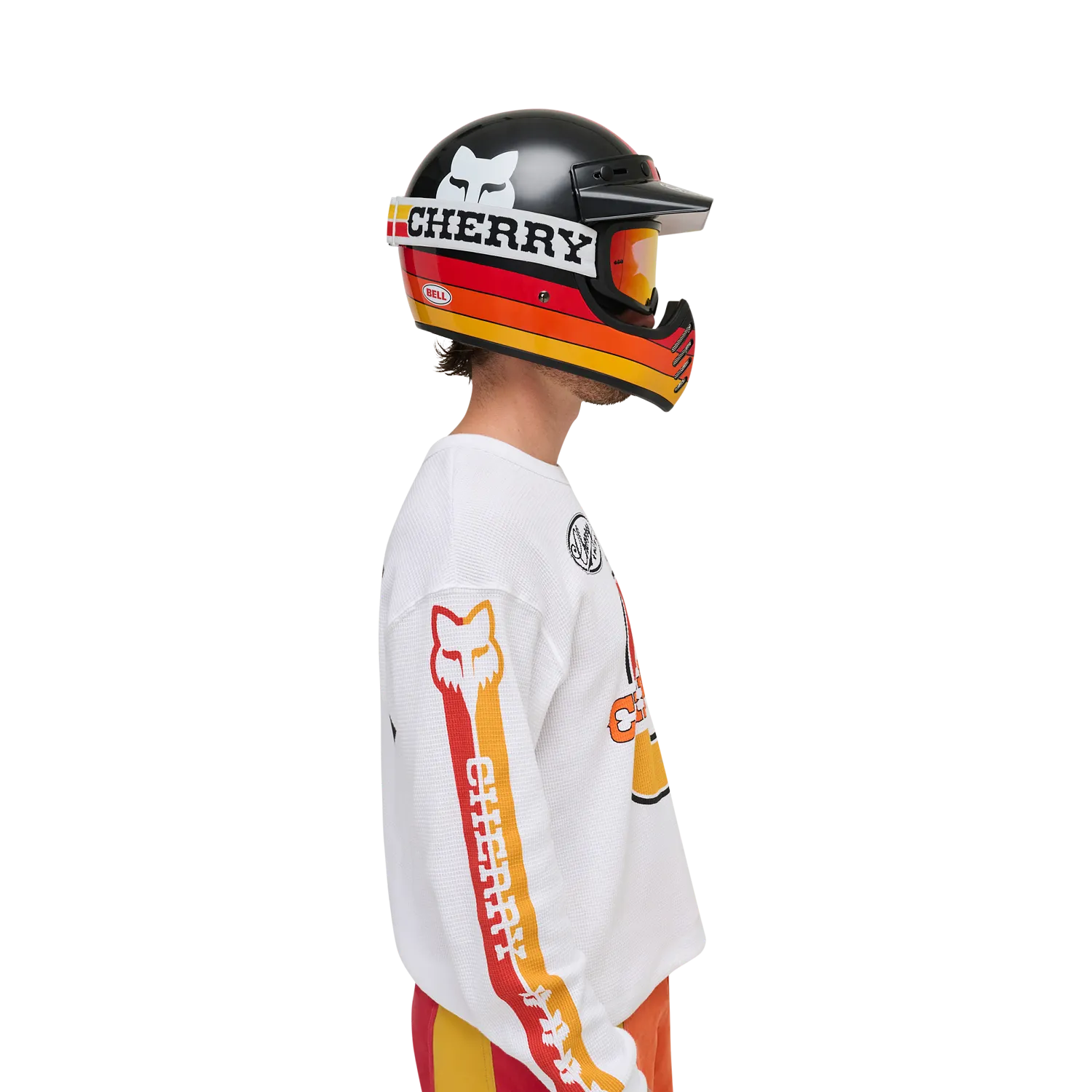 FOX X CHERRY MOTO-3 HELMET 