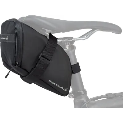 BBN GRID LARGE SEAT BAG BK REFLECTIVE 25