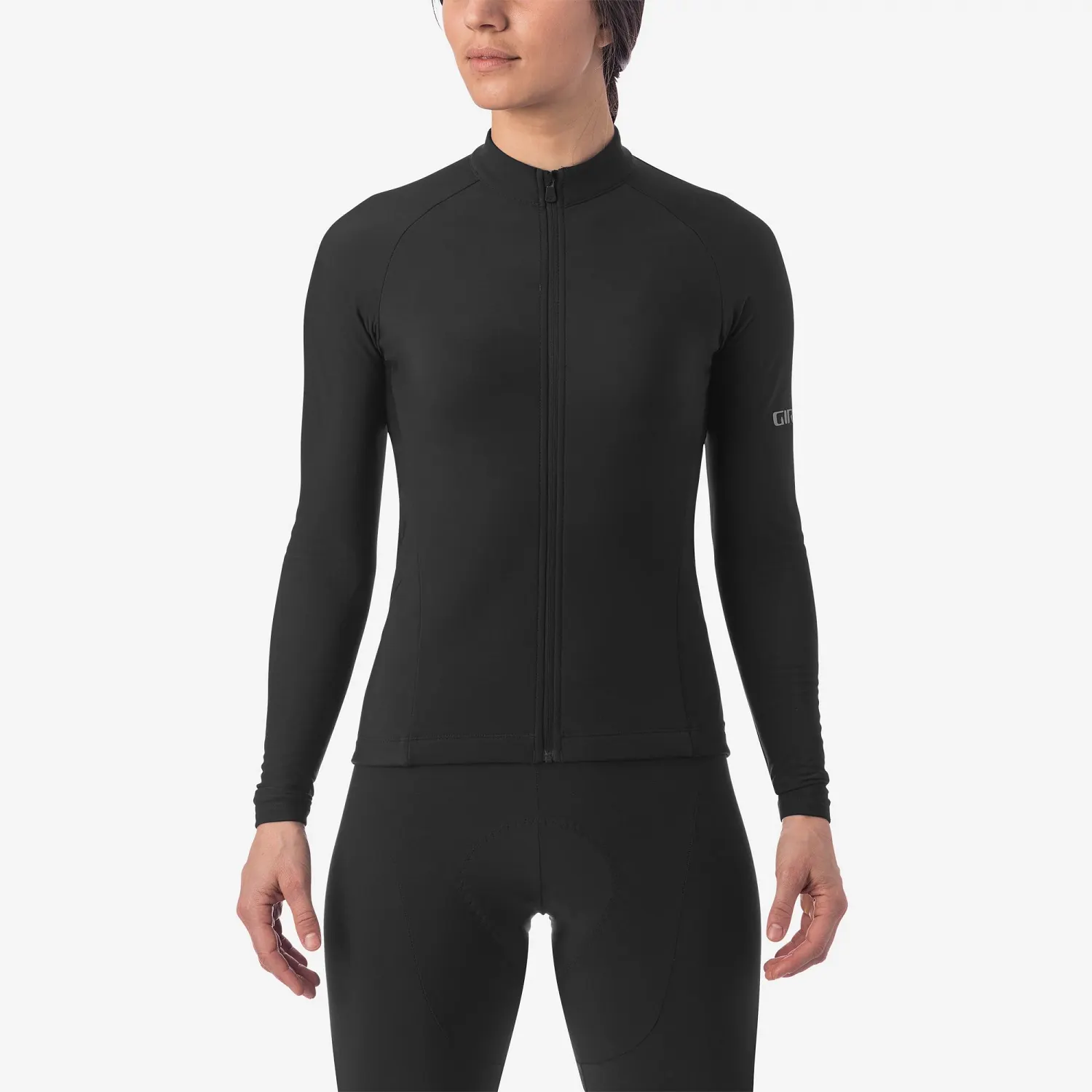 GA W CHRONO LS THERMAL JERSEY BLK XL