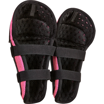 PEEWEE TITAN KNEE/SHIN GRD [BLK/PNK] OS
