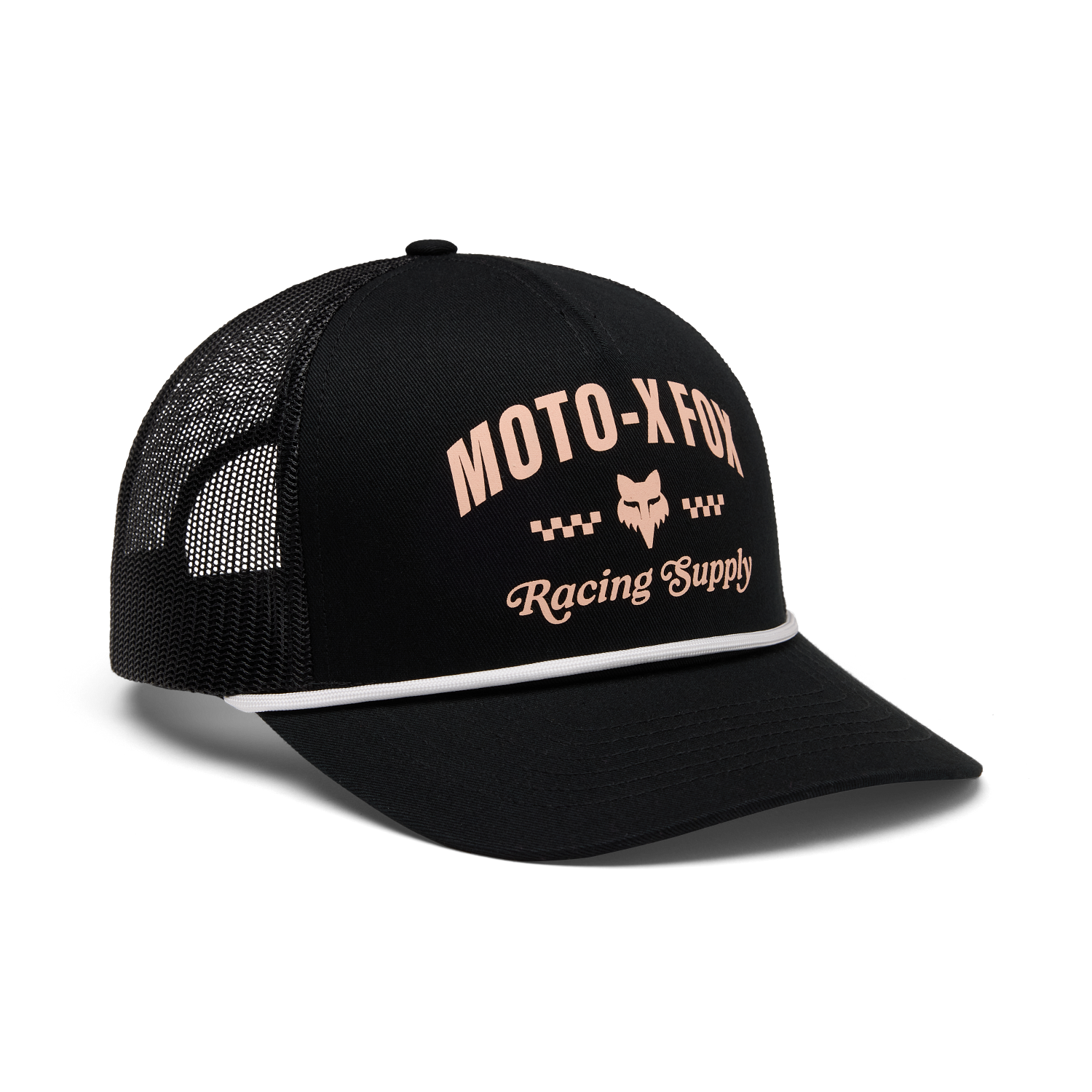 W SUPPLY MESH ROPE TRUCKER [BLK] OS
