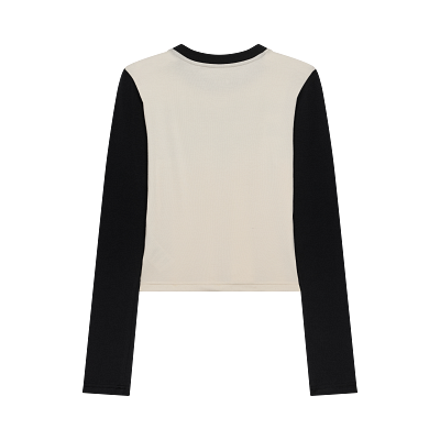 W COLDPRESS RIB LS [PRL WHT] XS