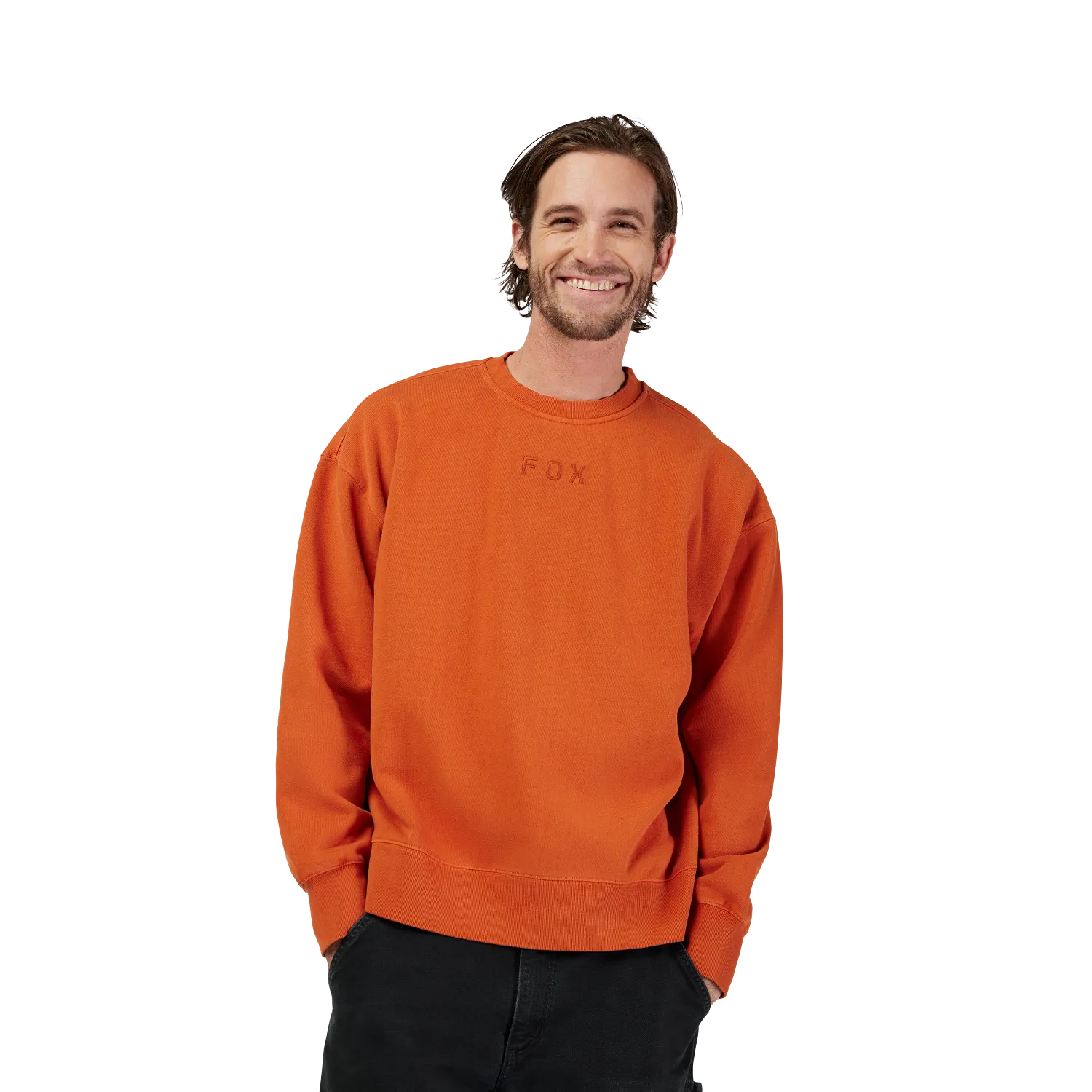 Wordmark Oversized Crew Pullover