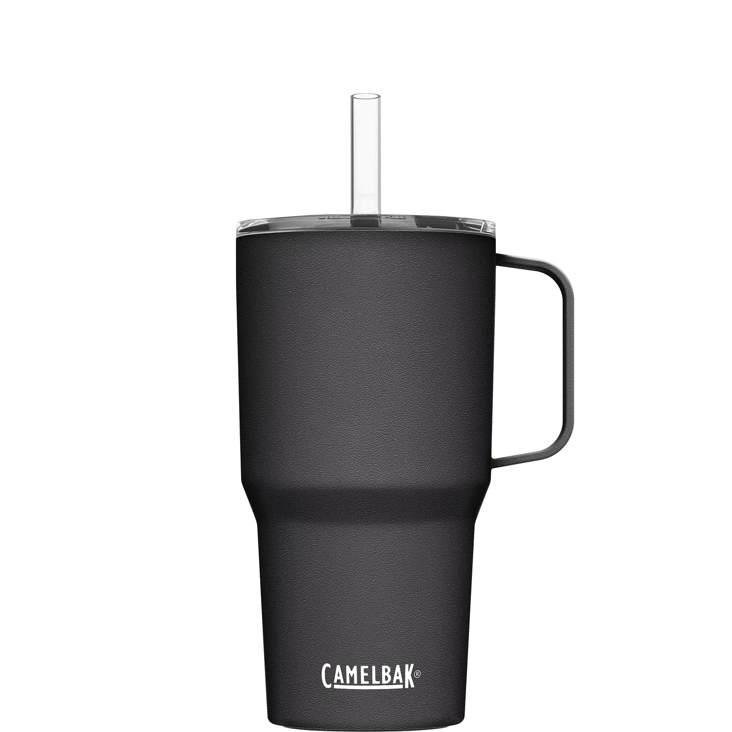 Straw Mug, SST Vacuum Insulated, 24oz, Black
