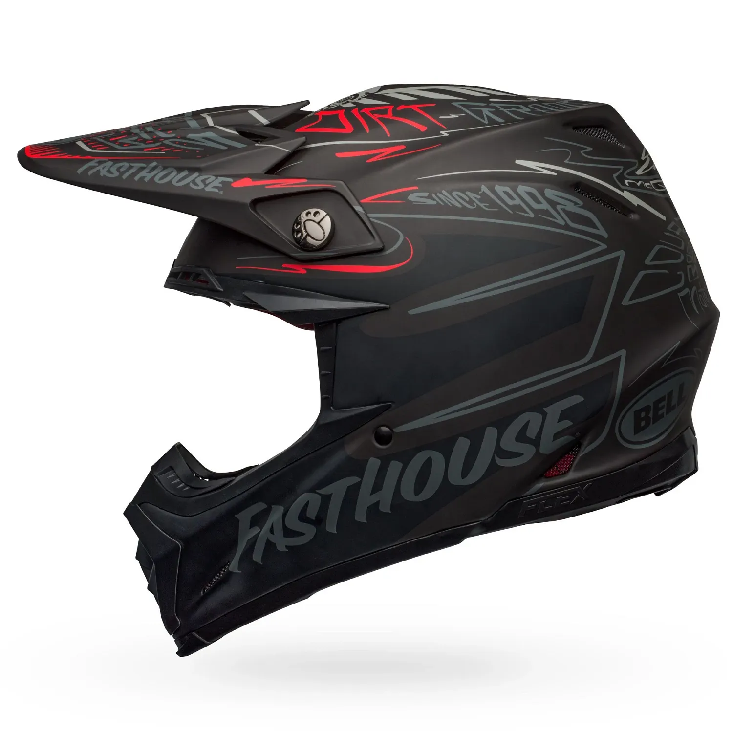 PS MOTO-9 FLEX FHDID21 MT BK/GY/RD XL