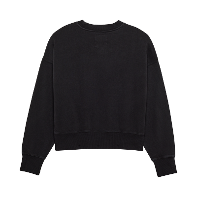 Rundhalspullover Wordmark Oversized - Dame